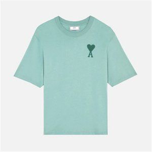 Short sleeve female cotton embroidered round colla